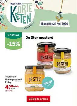 AVEVE Honingmosterd 210 g aanbieding