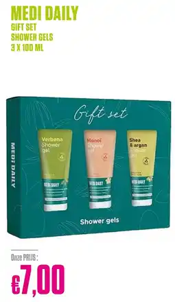 Medi Market Medi daily gift set shower gels aanbieding