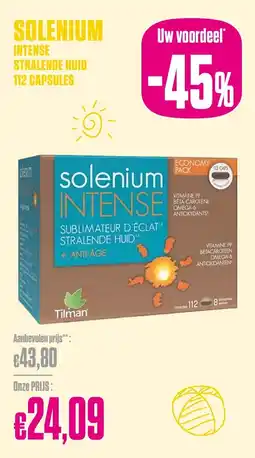 Medi Market Solenium intense stralende huid aanbieding