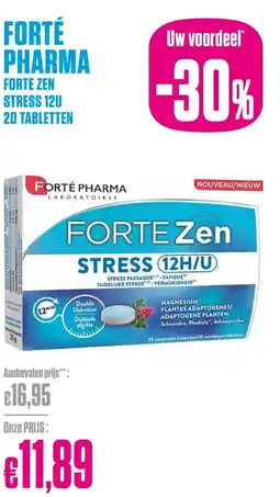 Medi Market Forté pharma forte zen stress 12u aanbieding