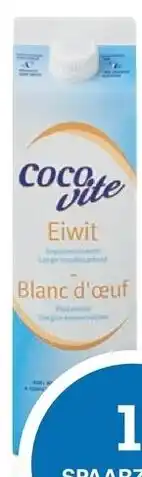 Sligro Cocovite Vloeibaar ei Eiwit aanbieding