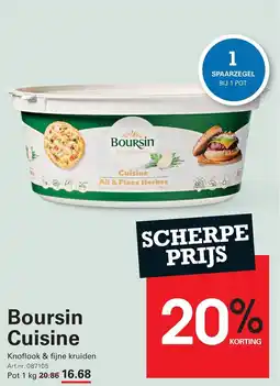 Sligro Boursin Cuisine aanbieding
