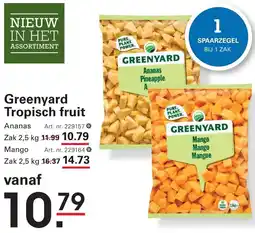 Sligro Greenyard Tropisch fruit aanbieding