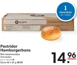 Sligro Pastridor Hamburgerbuns aanbieding