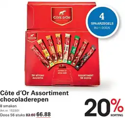Sligro Côte d'Or Assortiment chocoladerepen aanbieding