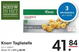 Sligro Knorr Tagliatelle aanbieding