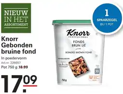 Sligro Knorr Gebonden bruine fond aanbieding