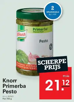Sligro Knorr Primerba Pesto aanbieding