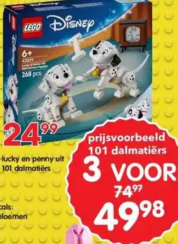 Yess Lego Disney lucky en 101 dalmatiërs aanbieding