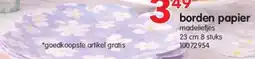 Yess Borden papier aanbieding