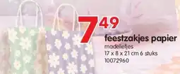 Yess Feestzakjes papier aanbieding