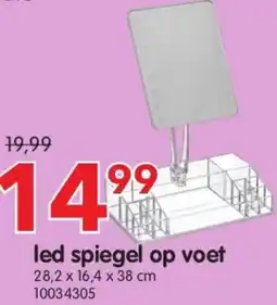 Yess Led spiegel op voet aanbieding