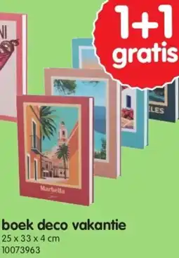 Yess Boek deco vakantie aanbieding