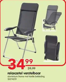 Yess Relaxzetel verstelbaar aanbieding