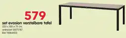 Yess Set evasion verstelbare tafel aanbieding