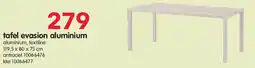 Yess Tafel evasion aluminium aanbieding