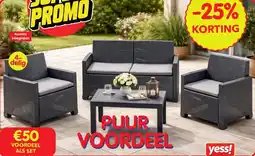 Yess Set iseo rattan aanbieding