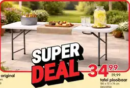 Yess Tafel plooibaar aanbieding