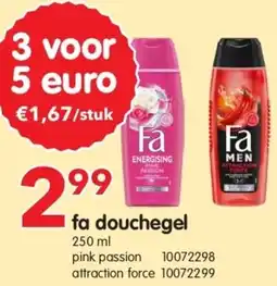 Yess Fa douchegel aanbieding