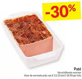 Intermarché Paté aanbieding