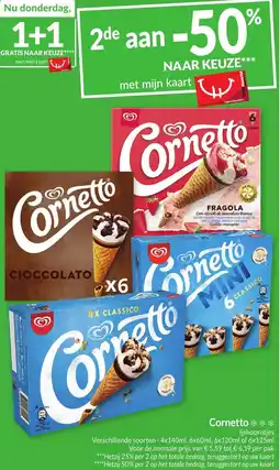 Intermarché Cornetto Ijshoorntjes aanbieding