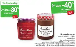 Intermarché Bonne Maman aanbieding