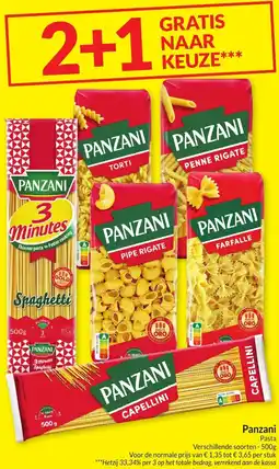 Intermarché Panzani Pasta aanbieding