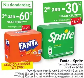 Intermarché Fanta of Sprite aanbieding