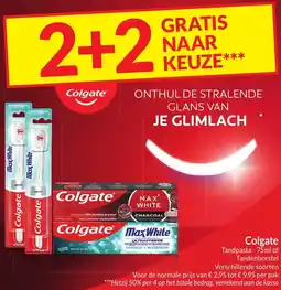Intermarché Colgate Tandpasta of Tandenborstel aanbieding