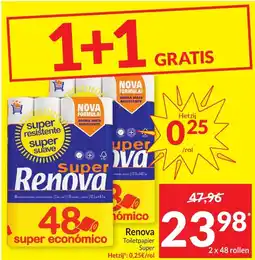 Intermarché Renova Toiletpapier Super aanbieding