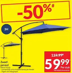 Intermarché Zweefparasol aanbieding