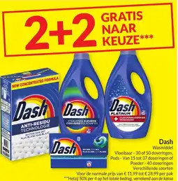 Intermarché Dash Wasmiddel aanbieding