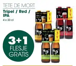 Prik en Tik Tete de mort Tripel / Red / IPA aanbieding