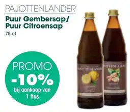Prik en Tik Pajottenlander Puur Gembersap/ Puur Citroensap aanbieding