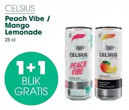 Prik en Tik Celsius Peach Vibe / Mango Lemonade aanbieding