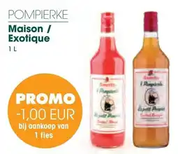Prik en Tik Pompierke Maison / Exotique aanbieding