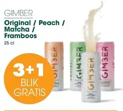 Prik en Tik Gimber Original/Peach / Matcha / Framboos aanbieding