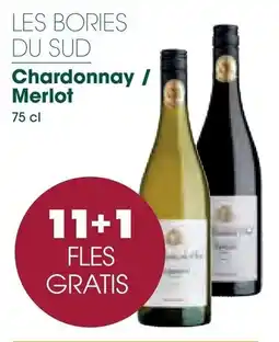 Prik en Tik Les bories du sud Chardonnay / Merlot aanbieding