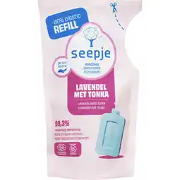 Albert Heijn Seepje Handzeep lavendel met tonka navulling aanbieding