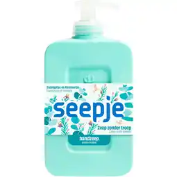 Albert Heijn Seepje Handzeep eucalyptus en rozemarijn aanbieding
