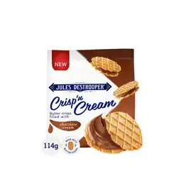 Albert Heijn Jules Destrooper Crisp n cream chocolade aanbieding