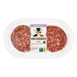 Albert Heijn AH Varkensburger 2 stuks bel aanbieding