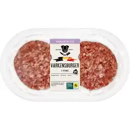 Albert Heijn AH Varkensburger 2 stuks bel aanbieding