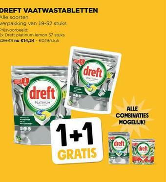 Jumbo Dreft Vaatwastabletten aanbieding