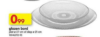 Yess Glazen Bord aanbieding
