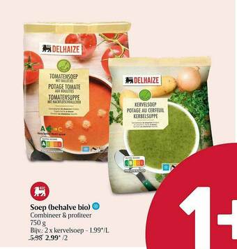 Delhaize Soep aanbieding
