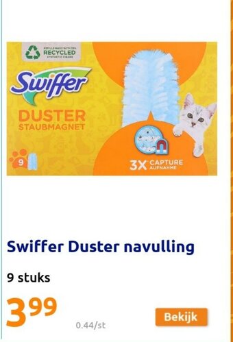 Action Swiffer Duster navulling 9 stuks aanbieding