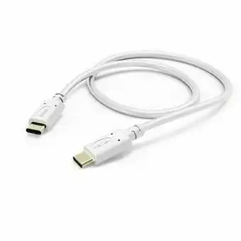 AUVA HAMA Oplaad-/Gegevenskabel USB Type-C - USB Type-C 1.0 m, wit aanbieding