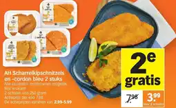 Albert Heijn AH Scharrelkipschnitzels en cordon bleu aanbieding