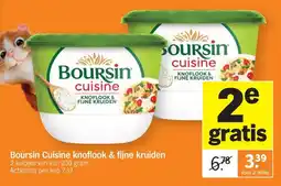 Albert Heijn Boursin Cuisine knoflook & fijne kruiden aanbieding